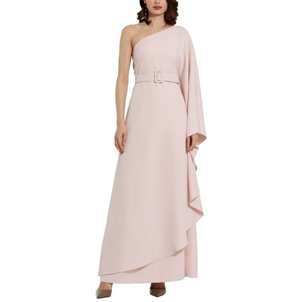 Mac Duggal Womens  Crepe Kaftan Dress, Pink